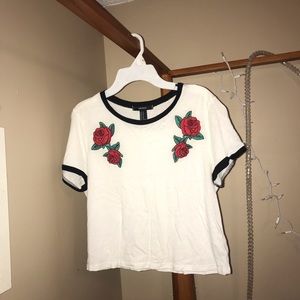 t shirt with roses